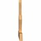 Ekena Millwork Saratoga Timber Gable Bracket, Western Red Cedar, 48"W x 22"H x 1 1/2"D x 3 1/2"F, 11/12 Pitch GBW048X22X0204SAR00SWR - alternate 2